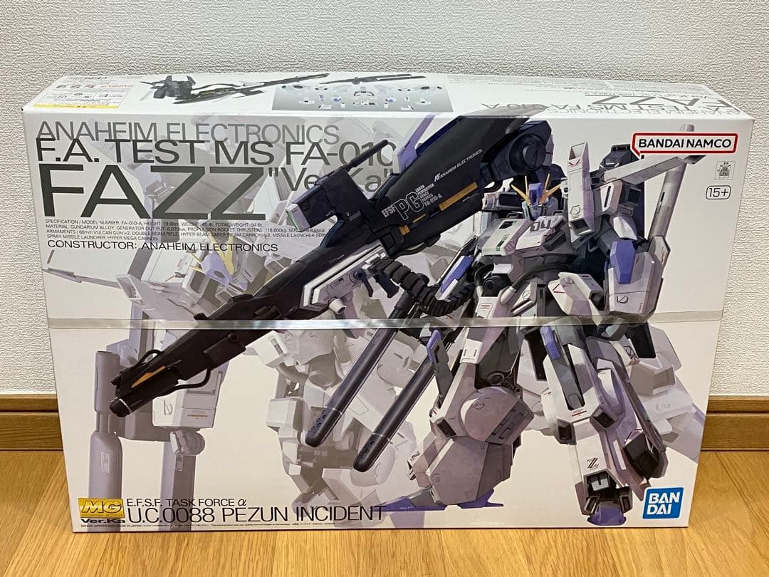 MG 1/100 FAZZ Ver.Ka 再販 機動戦士ガンダムセンチネル 新品