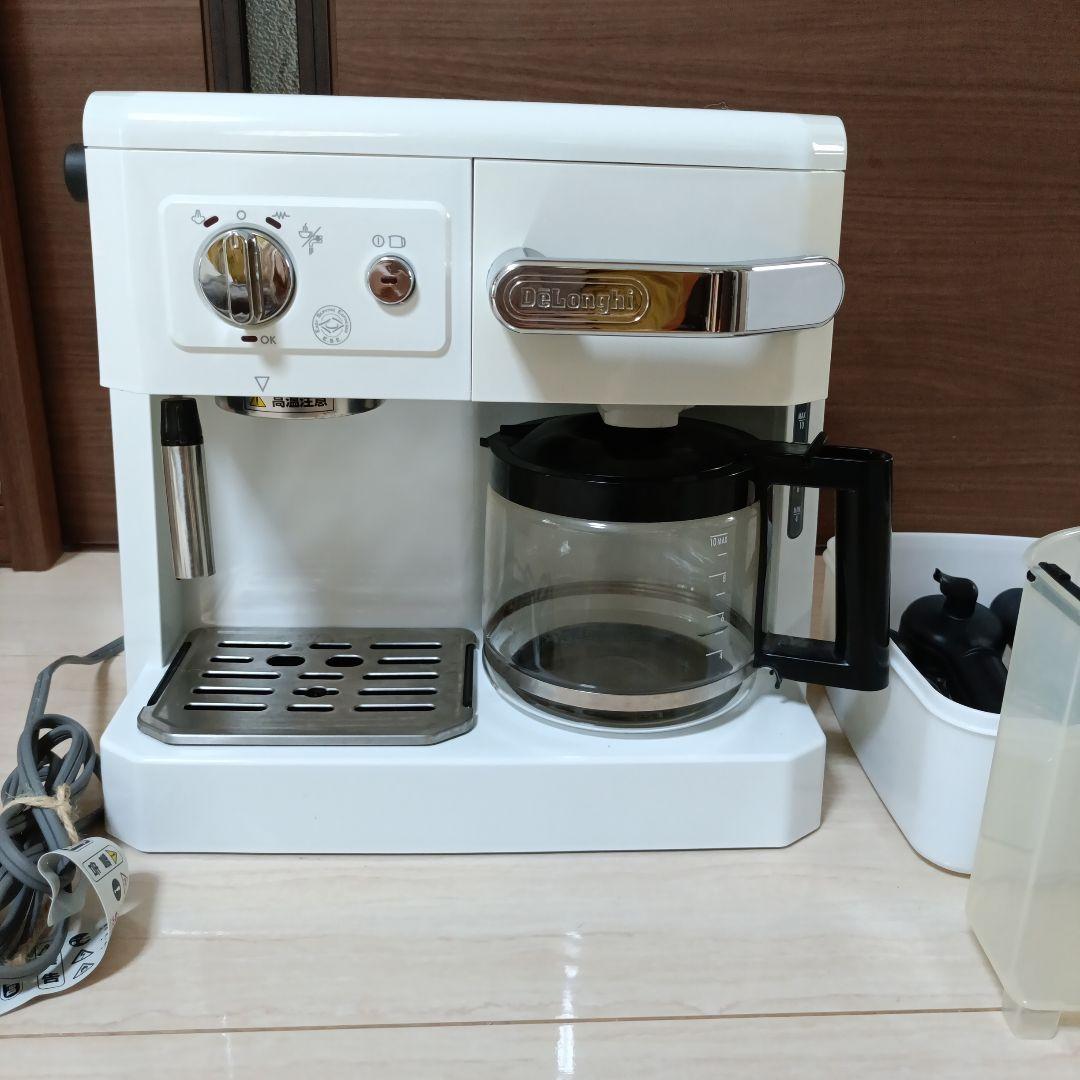 エスプレッソマシン デロンギ　BC0410J ホワイト Amazon | DeLonghi コンビコーヒーメーカー ホワイト BCO410J-W | De