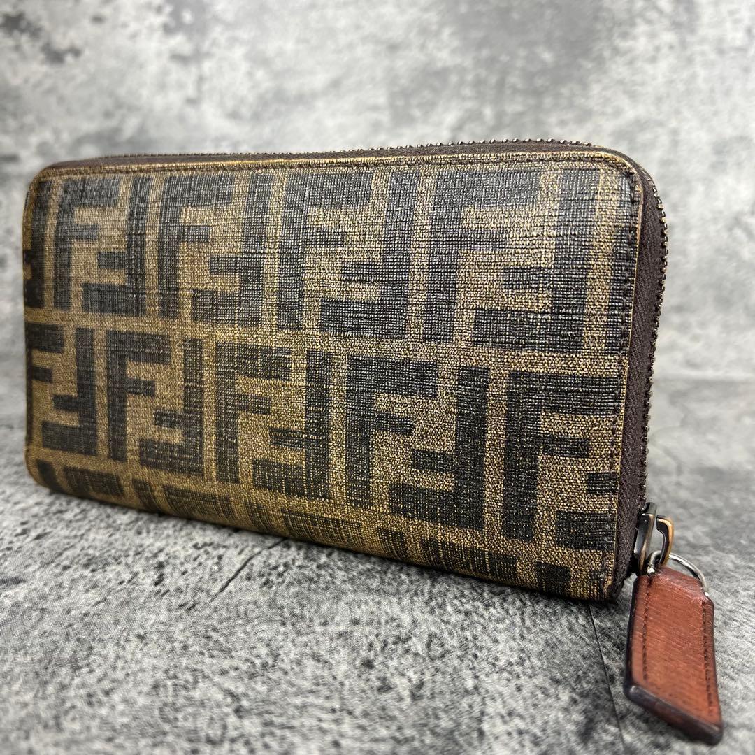 FENDI ズッカ柄 ラウンドファスナー 長財布 楽天市場】【財布】FENDI フェンディ ズッカ柄 ラウンドファスナー 長