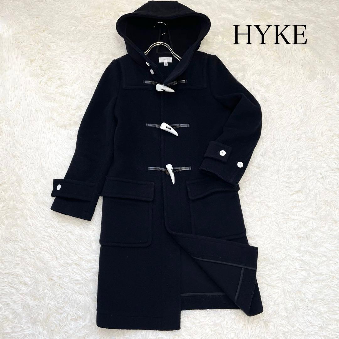 ハイク ダッフルコート 白トグル フード付き ネイビー サイズ1 - メルカリ