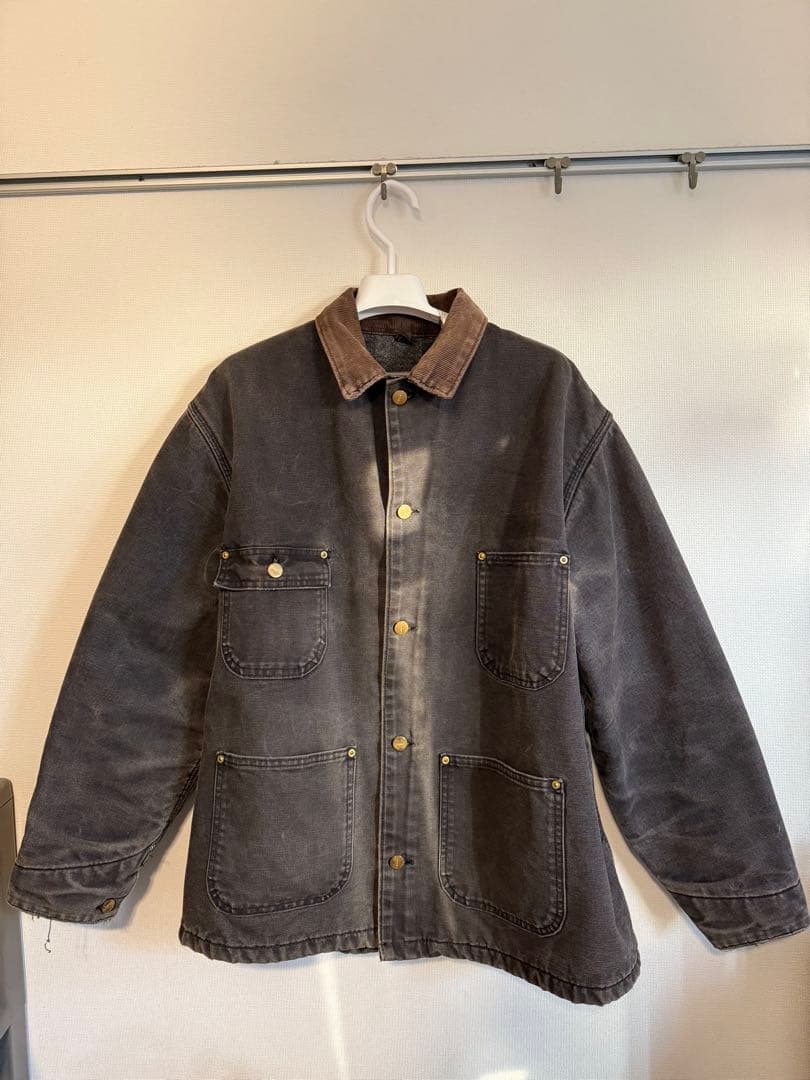 90s襤褸 USA製carhartt ブラック ミシガンチョアコート - メルカリ