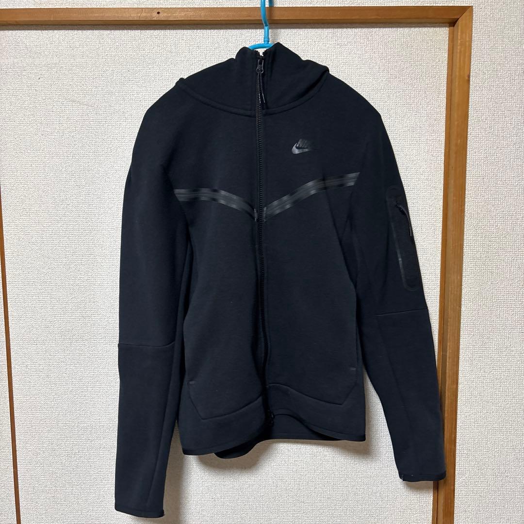 Nike フルジップ フード付きパーカー S ブラック