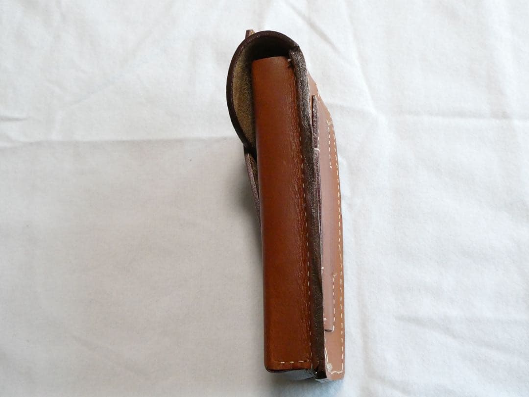 レザー ルガーP08用 マガジンポーチ ブラウン ドイツ軍 海軍砲兵 本革