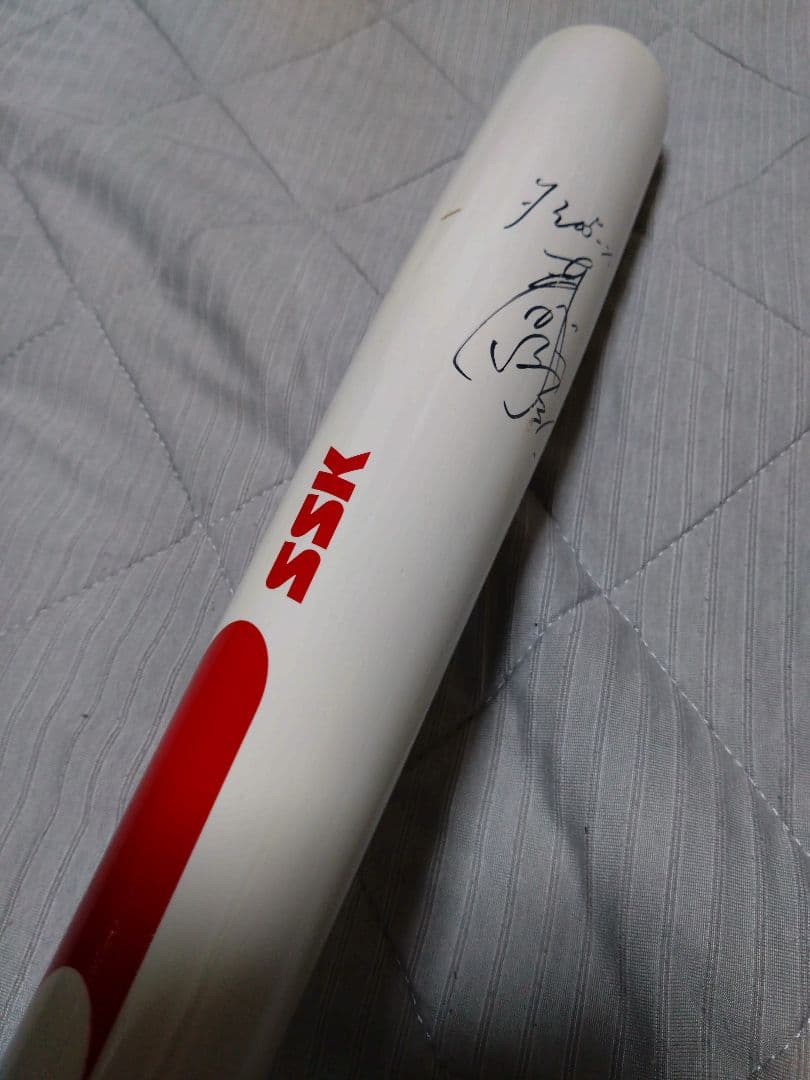 阪神タイガース林威助＃31 直筆サイン入SSK バット（正規品） - メルカリ