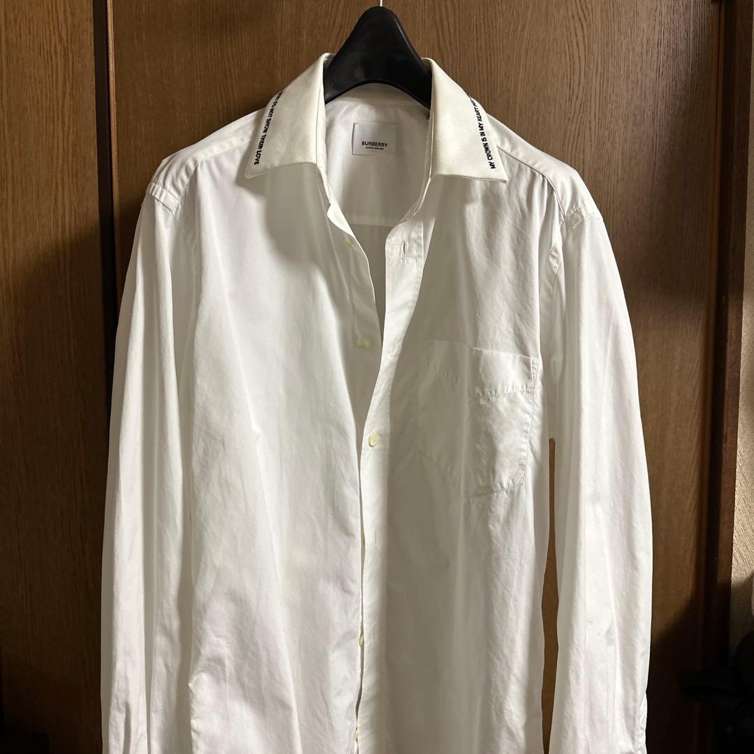 バーバリー ロンドン イングランド シャツ 美品 極美品 バーバリー BURBERRY LONDON ノバチェック柄 ドレスシャツ ロゴ