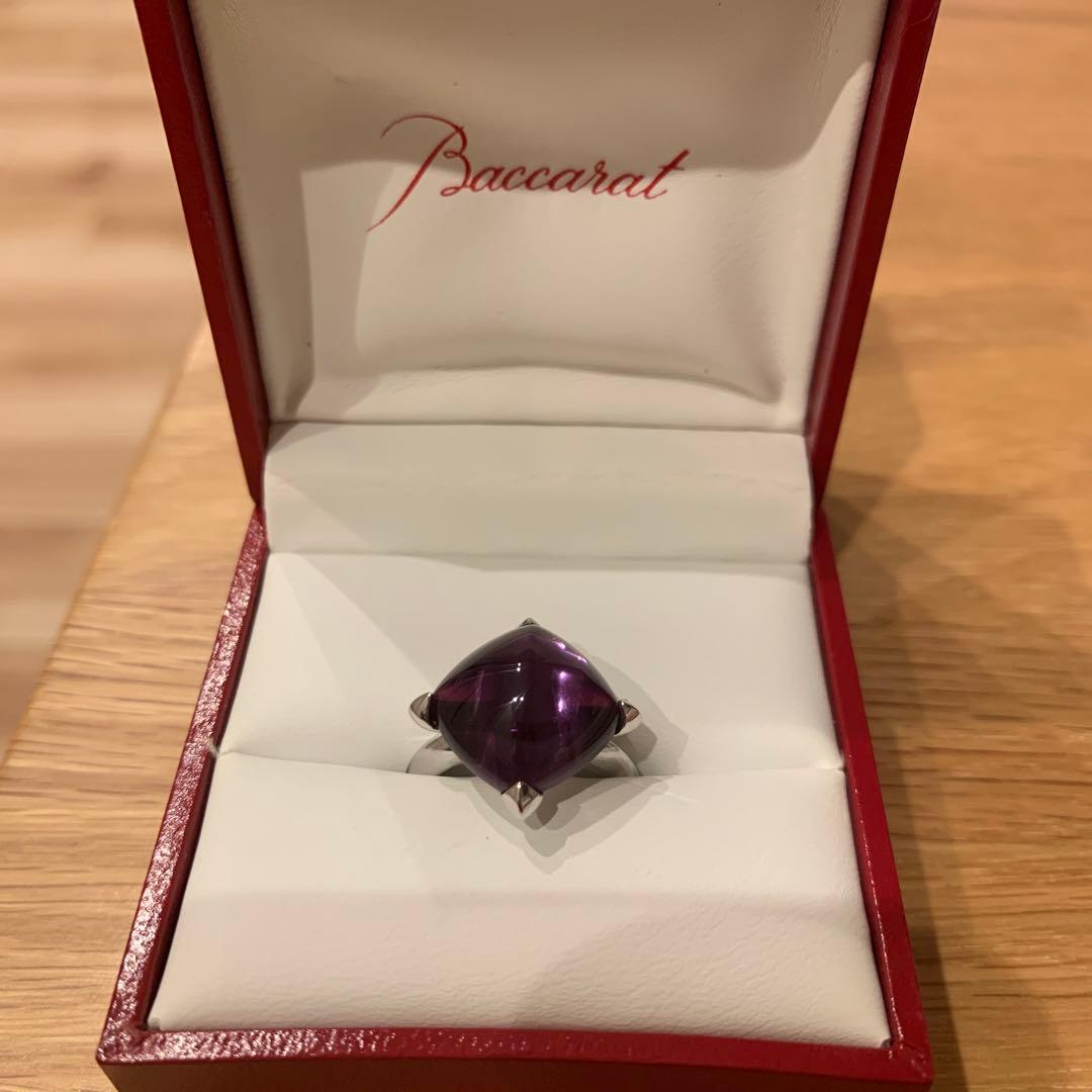 即購入OK】バカラ メディチ リング シルバー925 パープル - メルカリ