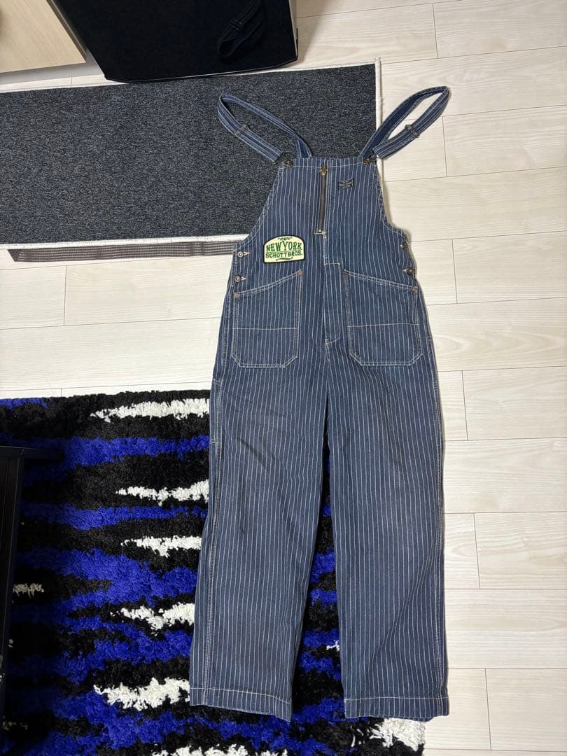 SCHOTT BROS. ストライプ オーバーオール ネイビー 楽天市場】schott ショット（オーバーオール｜メンズファッション）の通販