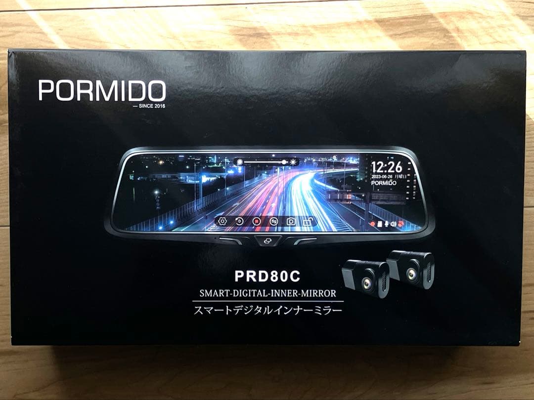 ポーミド PRD80C 2025年式 ドラレコ ミラーミラー取り付け式 PRD80C・PRD80 純正交換型ドライブレコーダー – PORMIDO