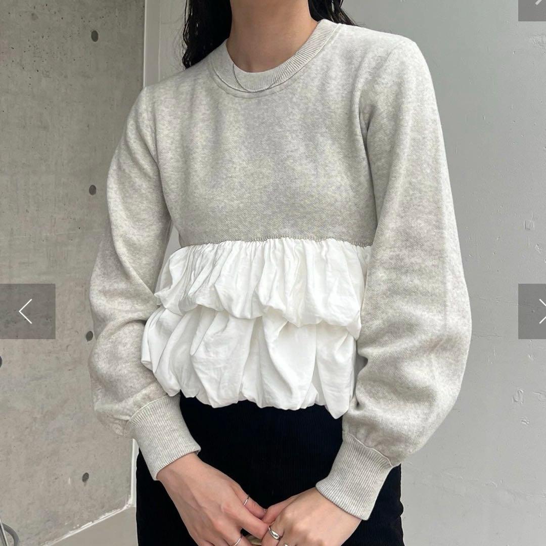 【新品】CAPRICIEUX LE'MAGE バルーンティアードプルオーバー