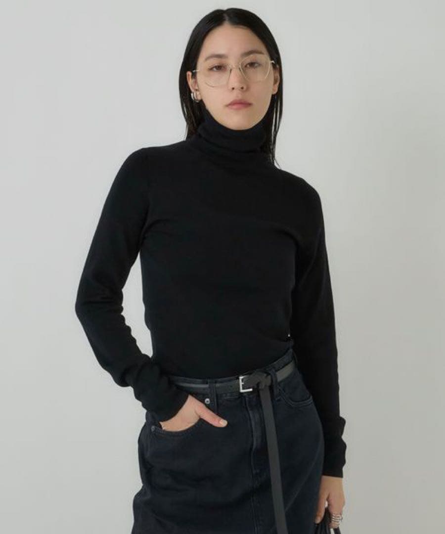 【Chaos】18G梳毛タートルネックニットプルオーバー Chaos（カオス）の「Chaos(カオス)/18G梳毛タートルネックニットプル