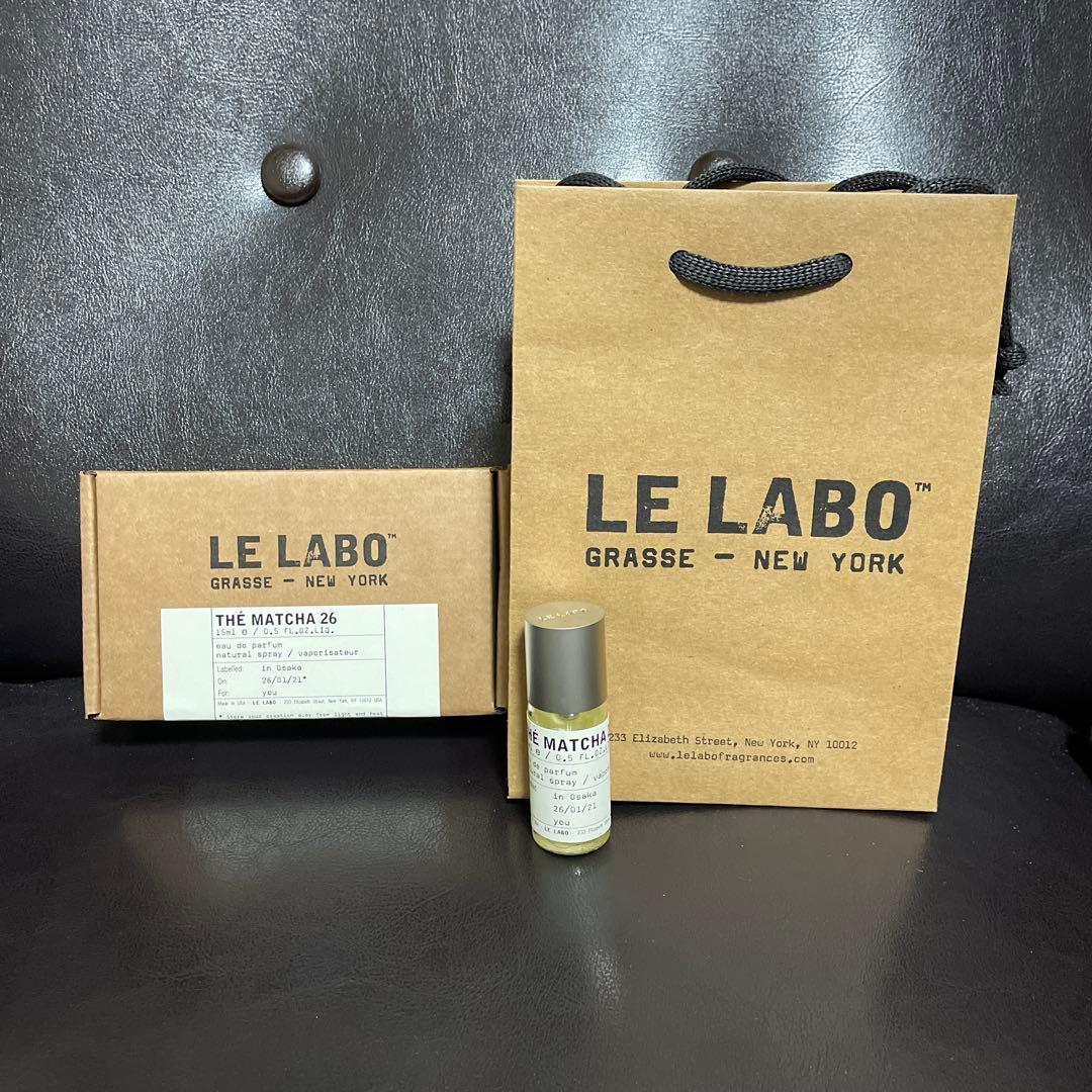 LE LABO THÉ MATCHA 26 15ml 香水 ル ラボ“抹茶”イメージの新香水「マッチャ 26 オード パルファム」抹茶