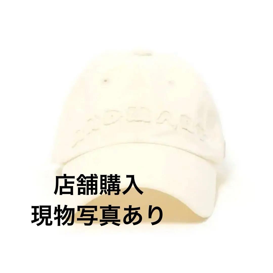 andmary Mary logo cap ivory キャップ アンドマリー