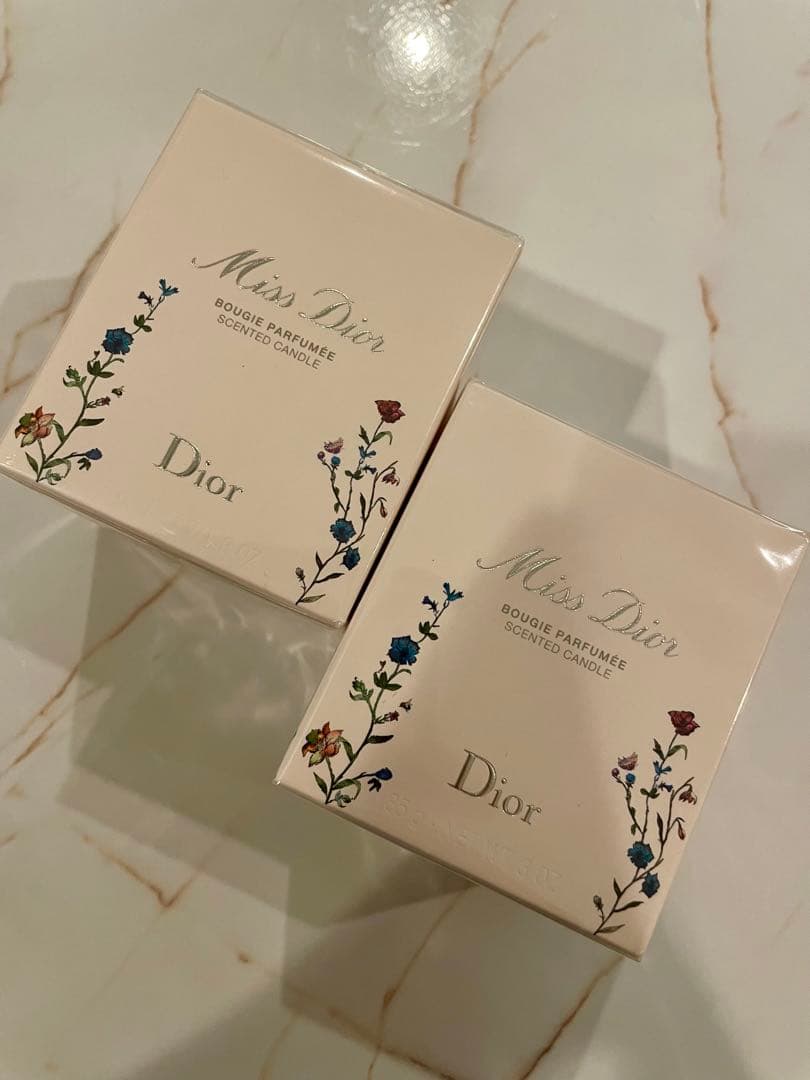 【新品未使用】ミス ディオール キャンドル2個セット