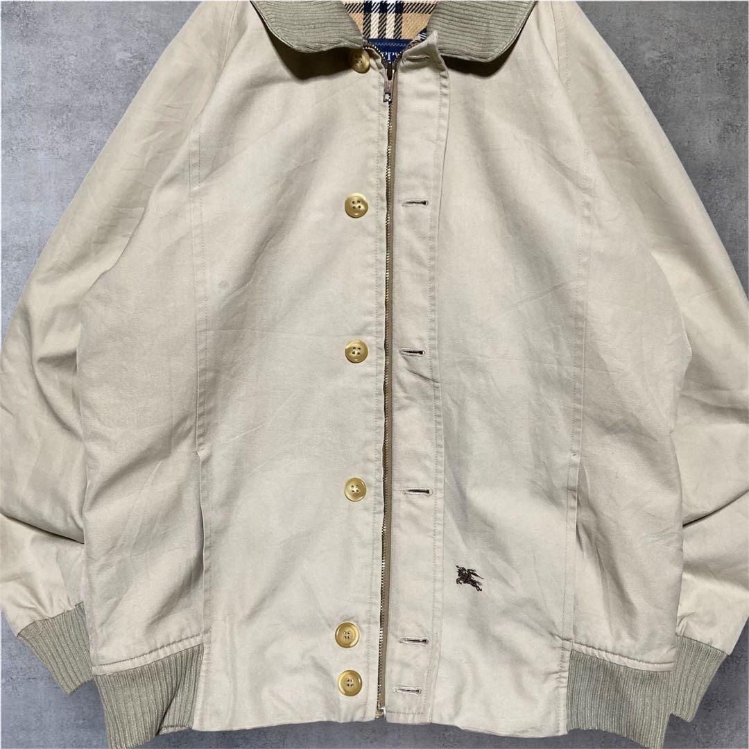 BURBERRY ハリントンジャケット スウィングトップ ノバチェック L