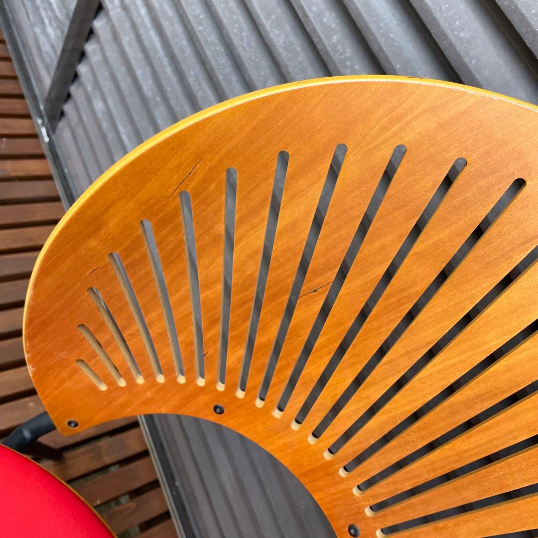 HOMECARECIRCLE-デンマーク フレデリシア 椅子 ナナディツエル 赤 3