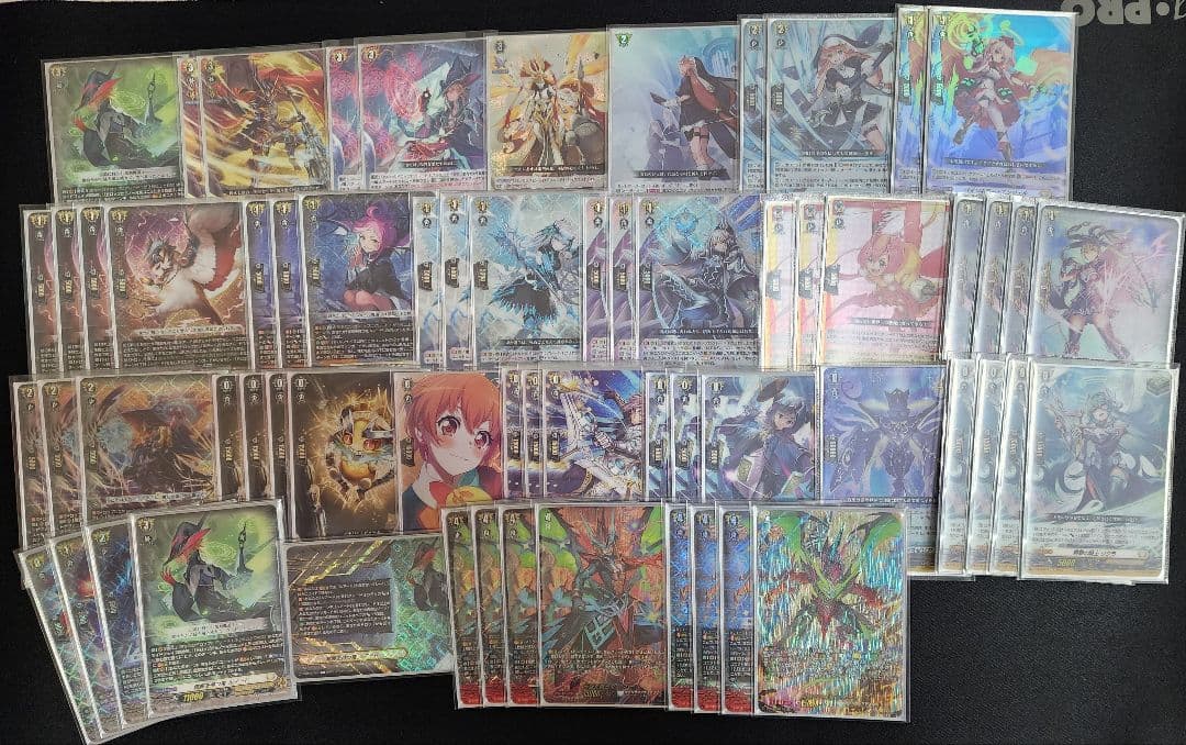 v*u様 ヴァンガード ルアード デッキ 調整パーツとスリーブ付き