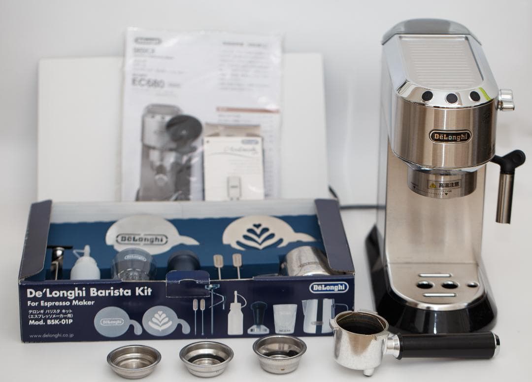 デロンギ EC680N+バリスタキットBSK-01P中古品