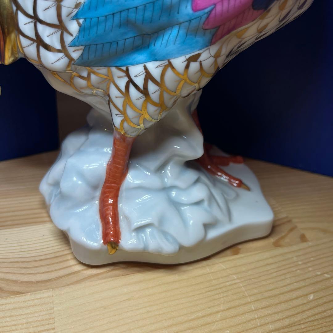 ☆お値下げ終了間近☆【レア】【絶版作品】【特大】ヘレンド ニワトリ