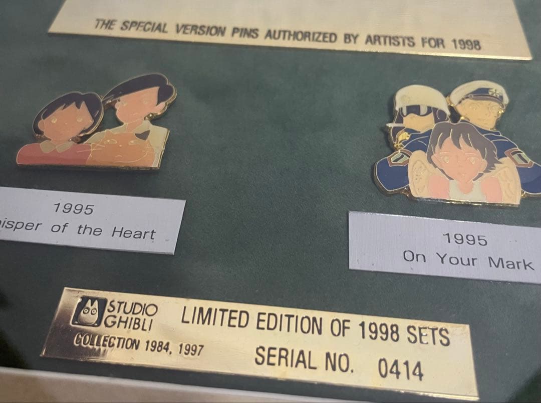 ジブリピンバッジセット額装 1998個限定 NO.0414 レアレトロ - メルカリ