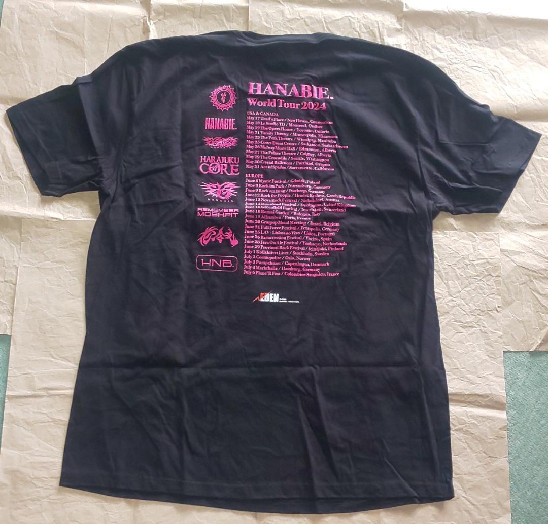 未使用 花冷え。2024WorldTourTシャツXL HANABIE日本未販売 - メルカリ