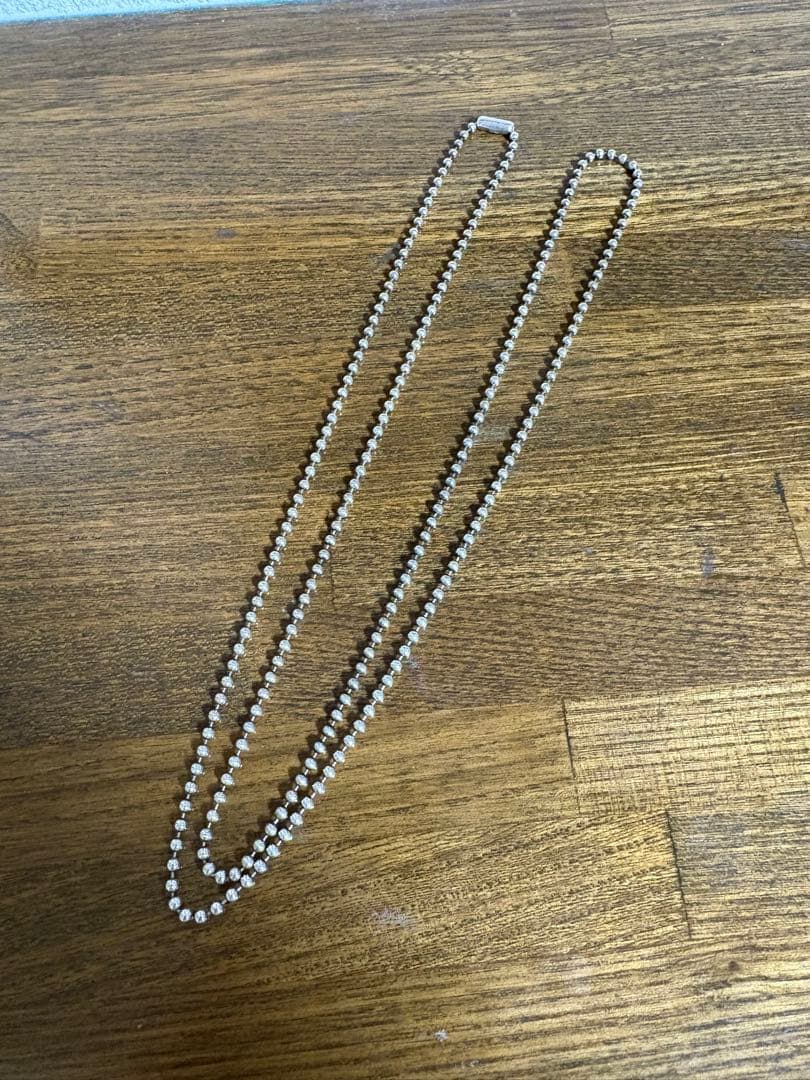 Chrome Hearts シルバーボールチェーン