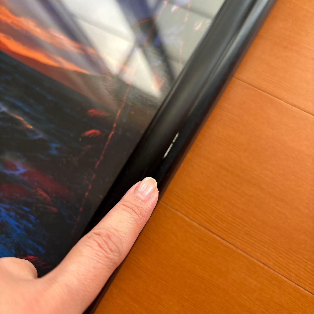 K*x様 ラッセン ロマンスオブザシー 夕日 サンセット クジラ 風景 版画