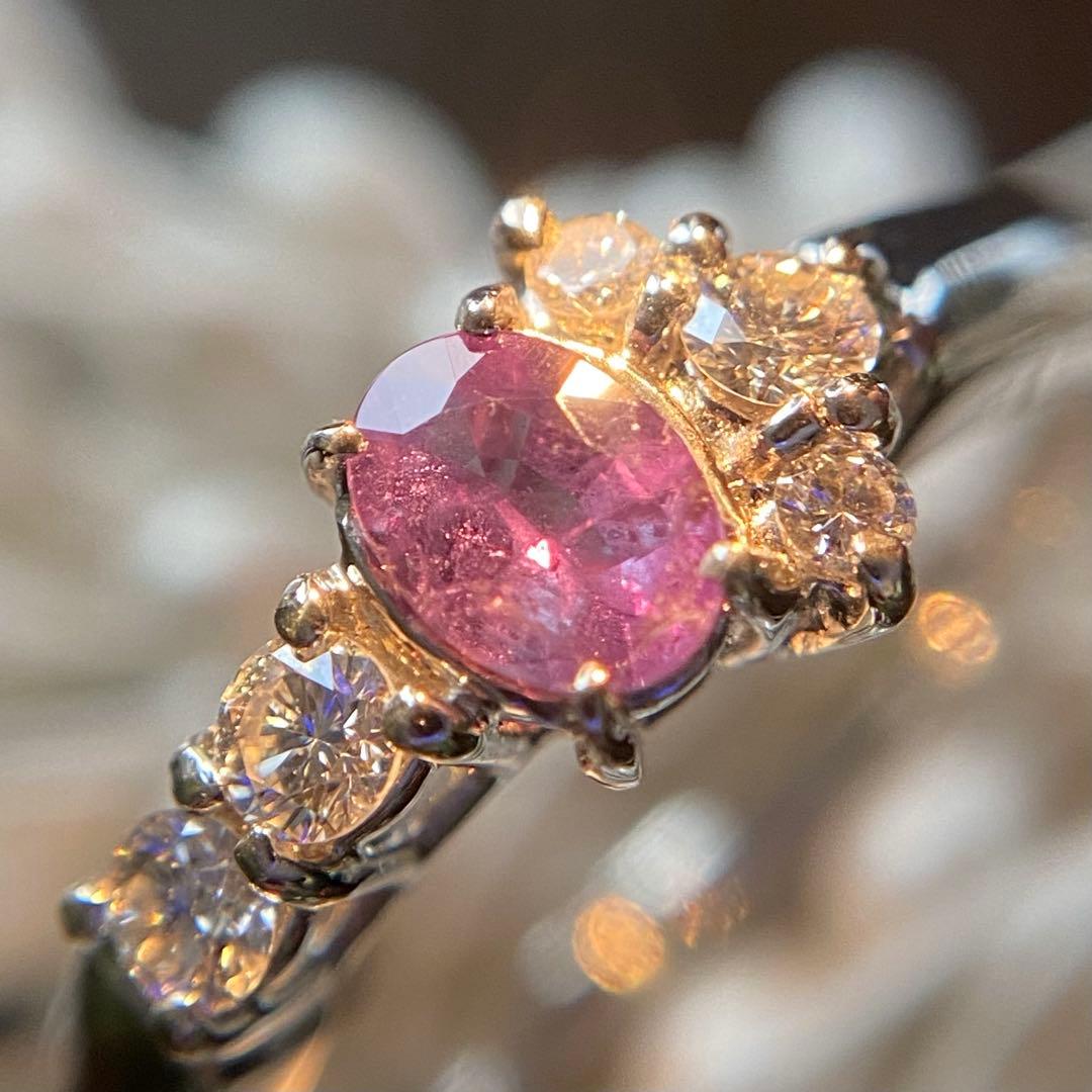 天然非加熱 アレキサンドライト ダイヤモンド 計0.52ct PT1000 - メルカリ