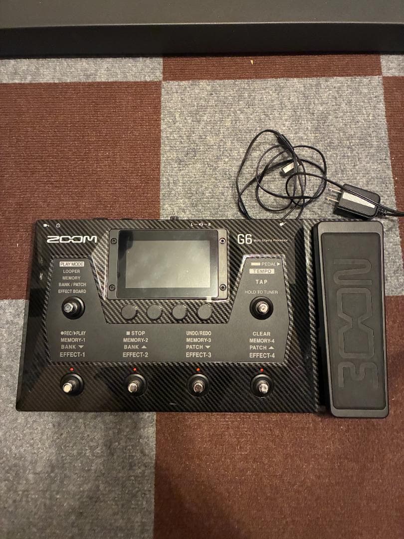 ZOOM G6 マルチエフェクター（BTA‑1付属）