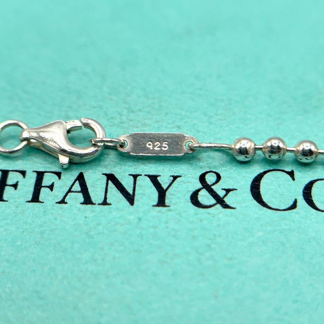 美品 ティファニー ボールチェーン ネックレス シルバー 925 約50cm