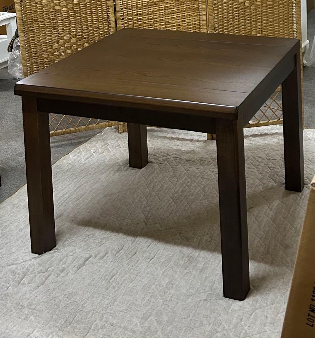 こたつ机　90×90センチ 正方形　　ハイタイプこたつ机