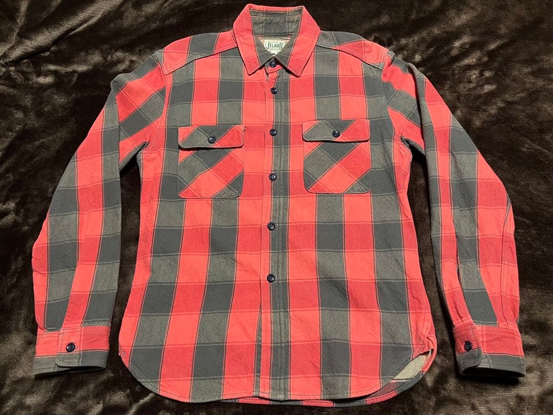 5.新品 ジェラード JELADO ネルシャツ サイズ16