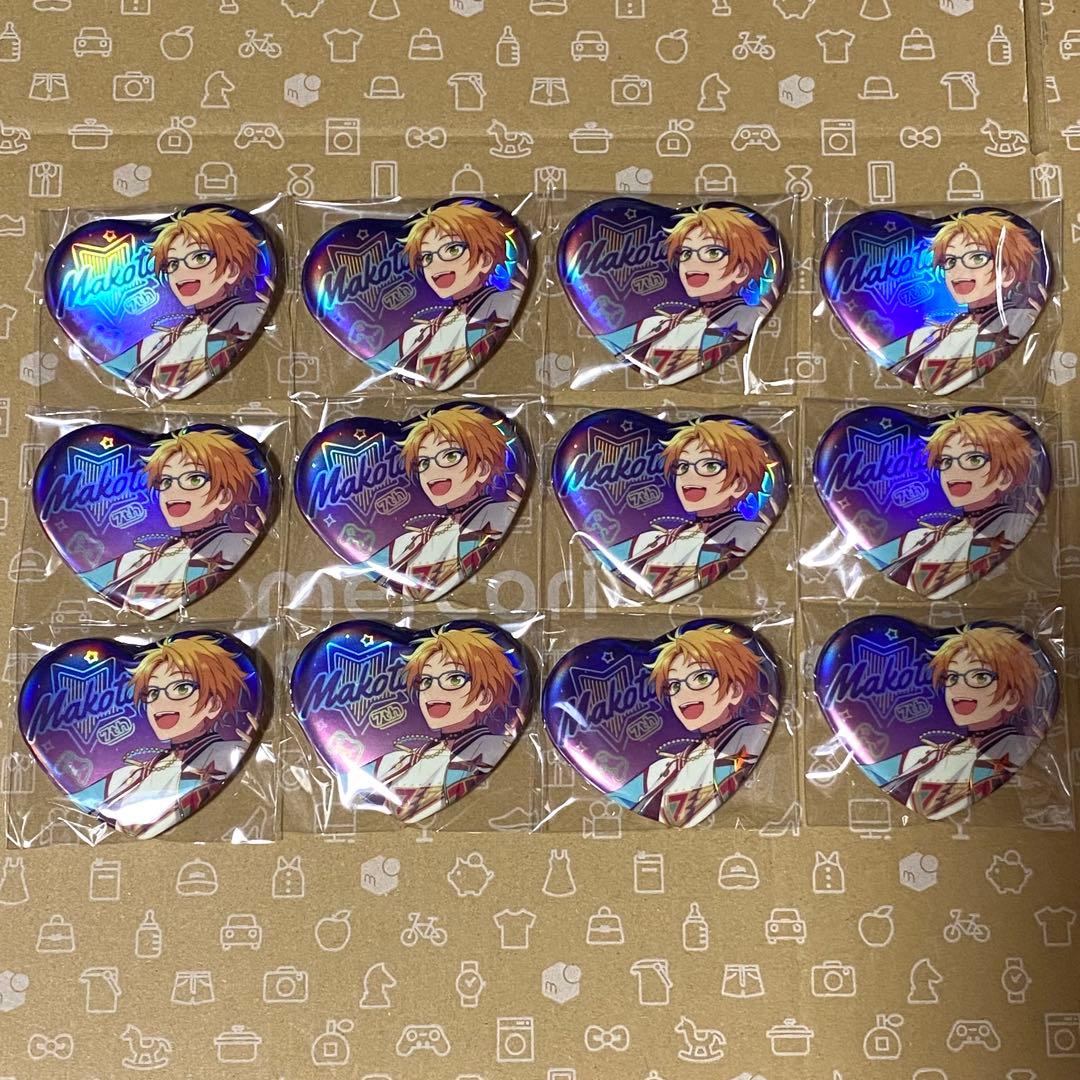 あんスタ 中国 7周年 ハート缶バッジ 遊木真 - メルカリ