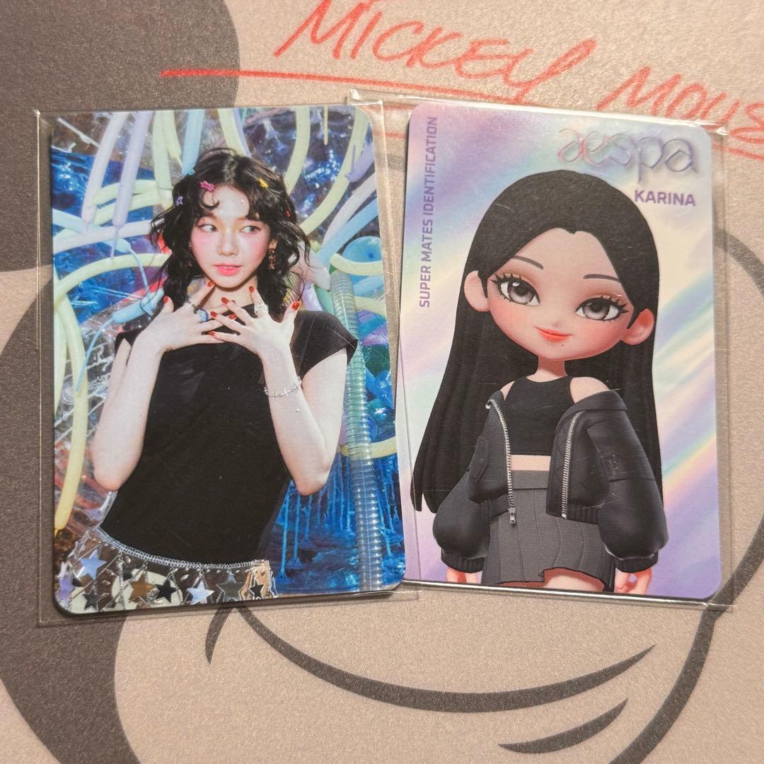 Aespa supermates カリナ　レア