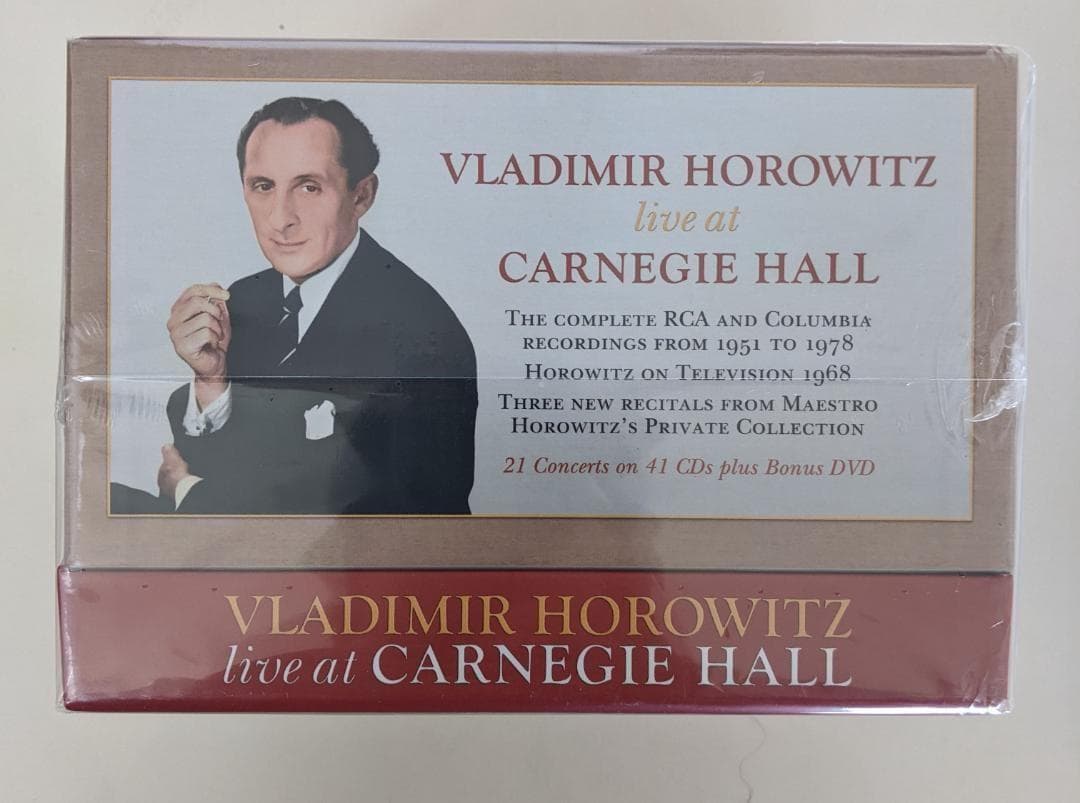 完全未開封 ホロヴィッツ・ライヴ・アット・カーネギー・ホール