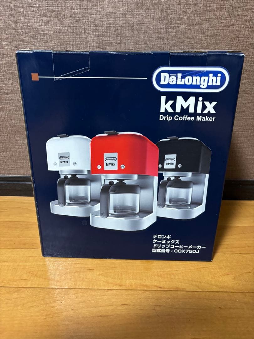 新品　デロンギ　ケーミックス　ドリップコーヒーメーカー　cox750j　レッド