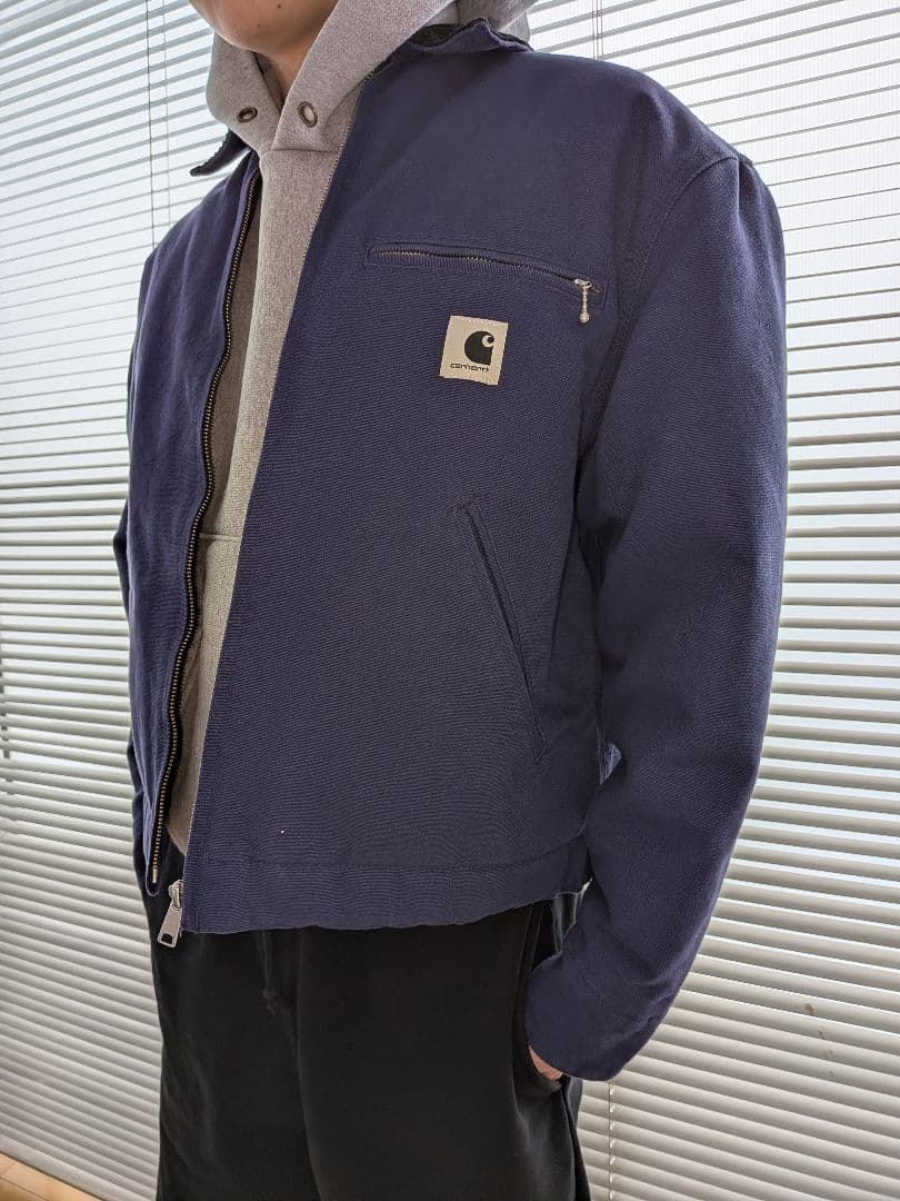 Carhartt デトロイト ジャケット ネイビー ブルー 青 Sサイズ - メルカリ