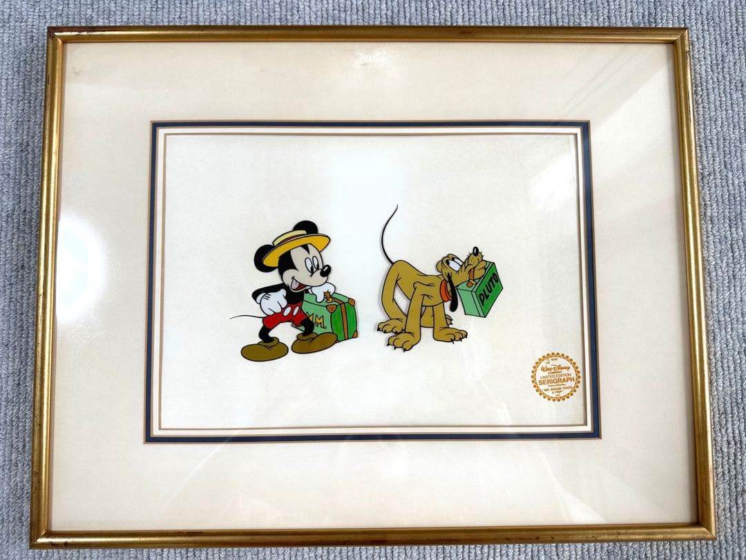 ディズニー　ミッキー　プルート　セル画　9500　limited edition 楽天市場】【レビュー特典付き】ディズニー セル画「ミッキー&プルート