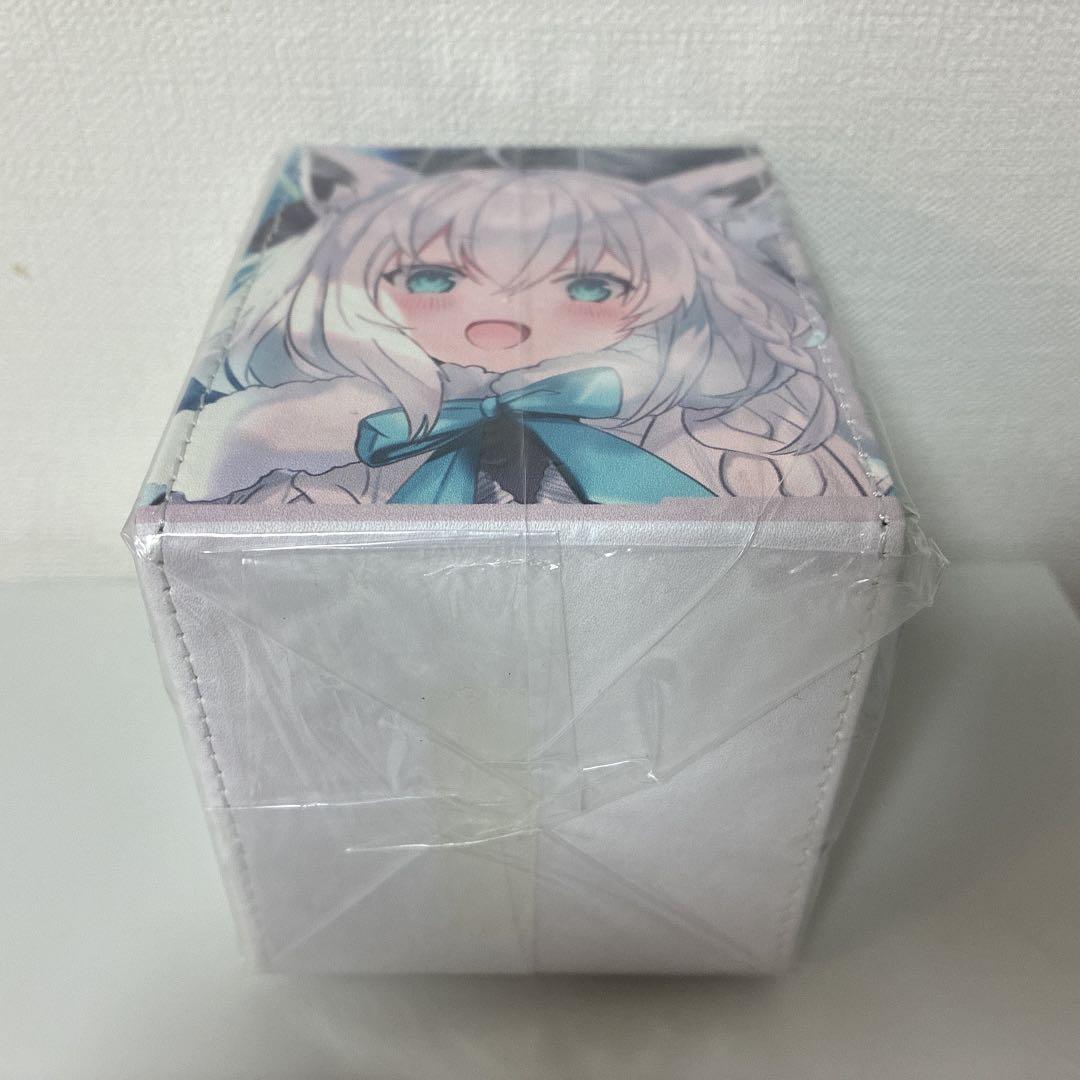 白上フブキ】合皮製 デッキ ケース 推しホロメン OUR OSR サイン入り