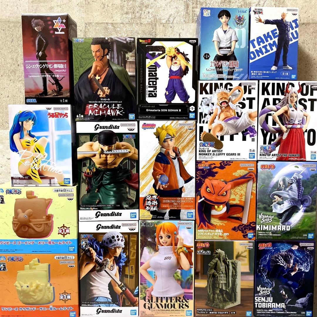 ジャンプ系 プライズフィギュア まとめ売り18個セット ワンピース ナルト等