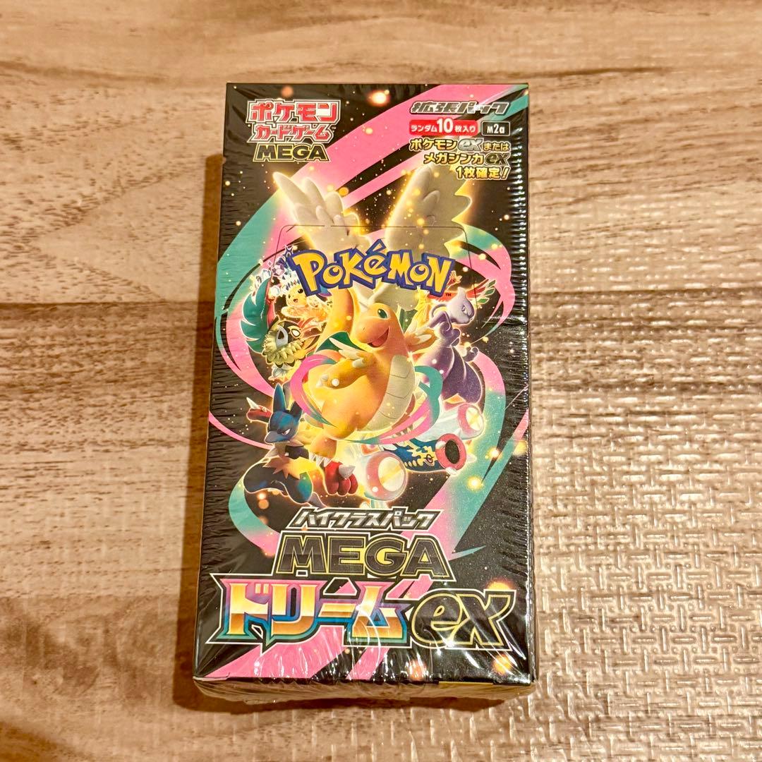 【シュリンク付き】ポケモンカードゲーム MEGA ドリームex 1BOX