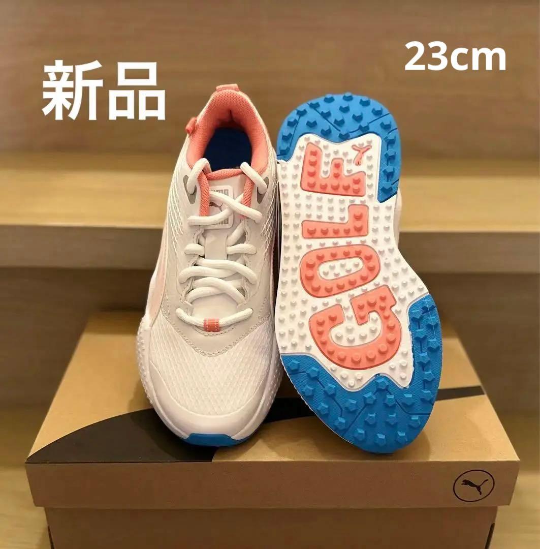 Puma ゴルフシューズ ホワイト/ピンク/ブルーPuma ゴルフシューズ 7