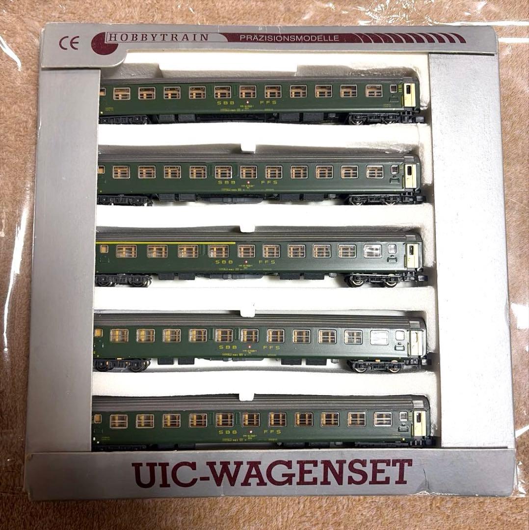 スイス連邦鉄道（SBB）のRIC客車（鉄道模型）