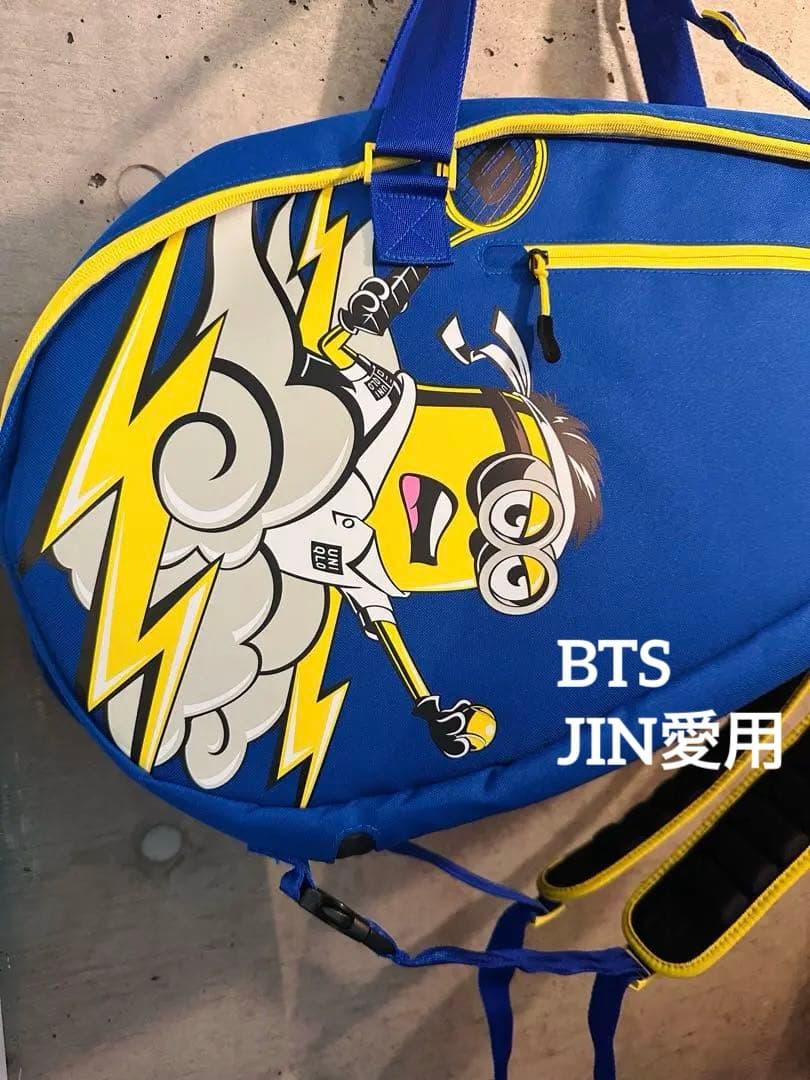 BTS JIN 愛用 ミニオンズ ウィルソン テニス ラケットバッグ 新品 ジン