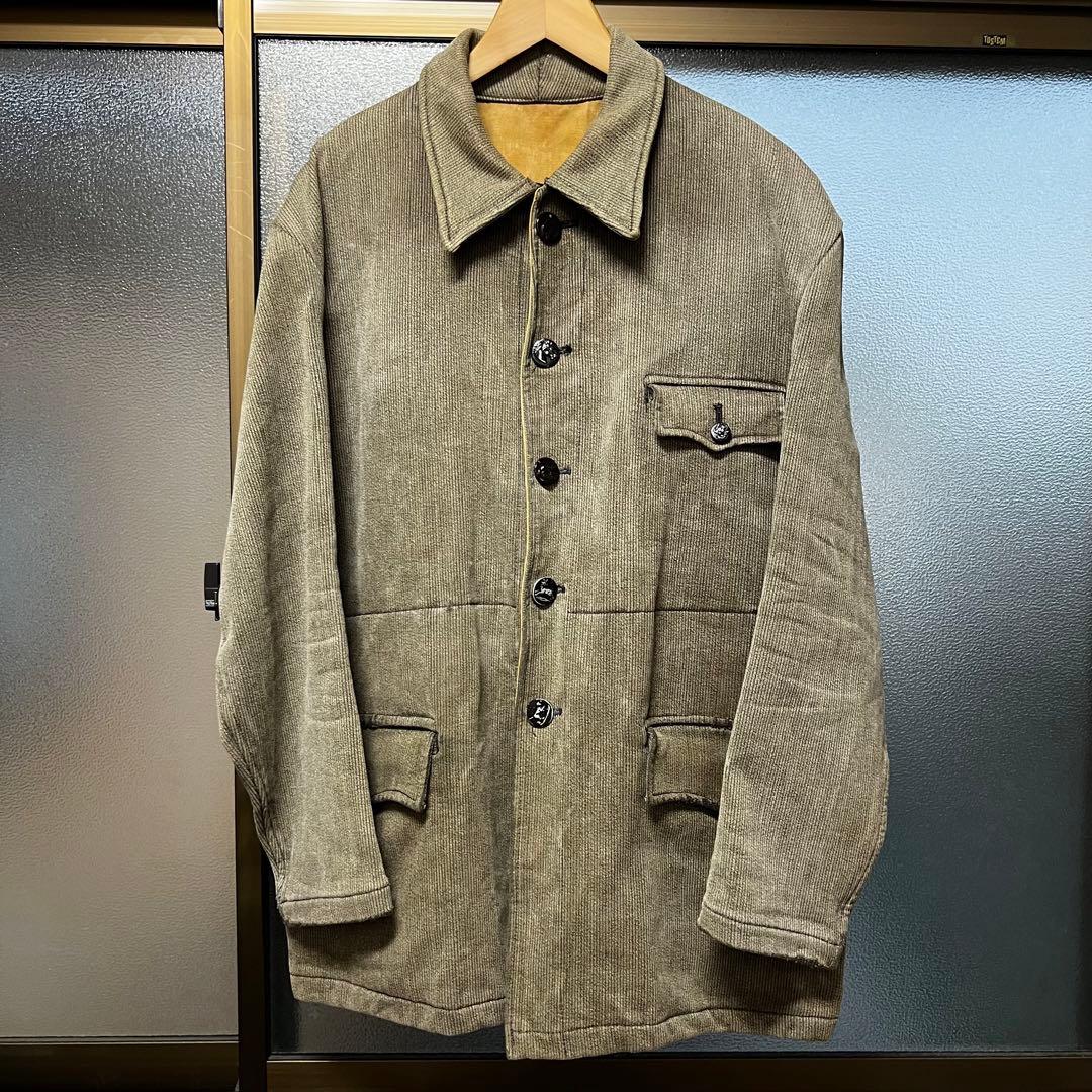 40s 50s french vintage ハンティングジャケット ピケ