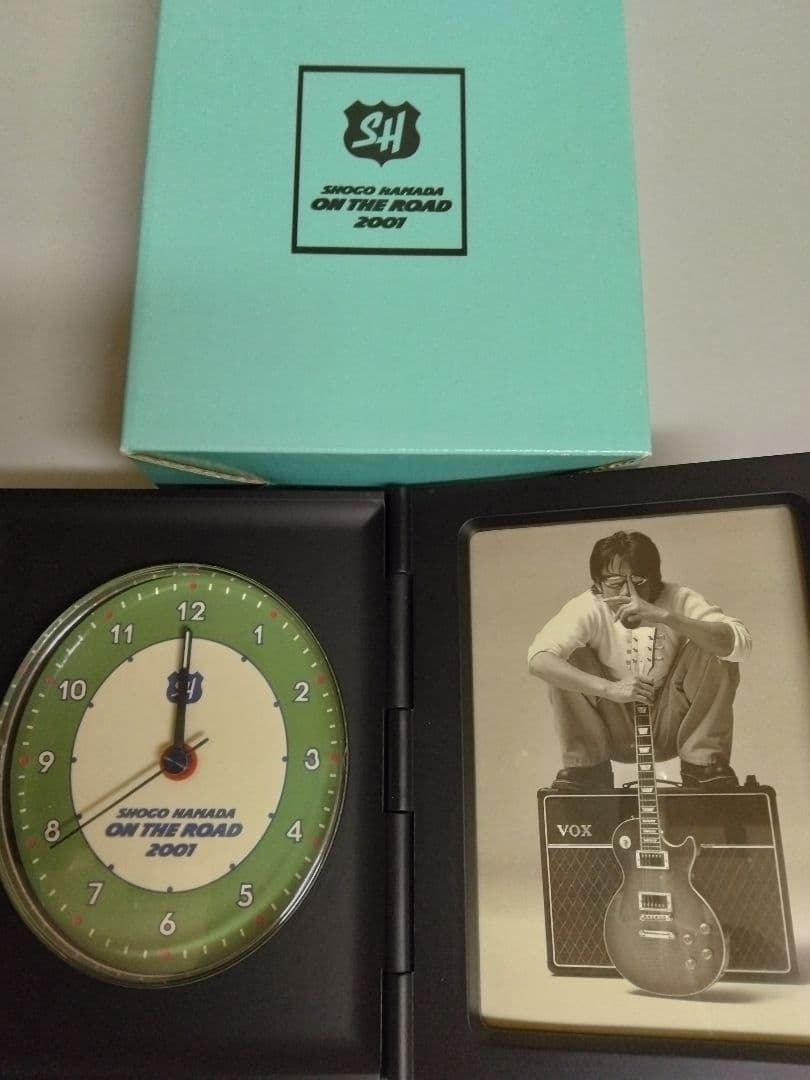 浜田省吾　新品未使用品　本人肉声内蔵目覚まし時計ON THE ROAD2001