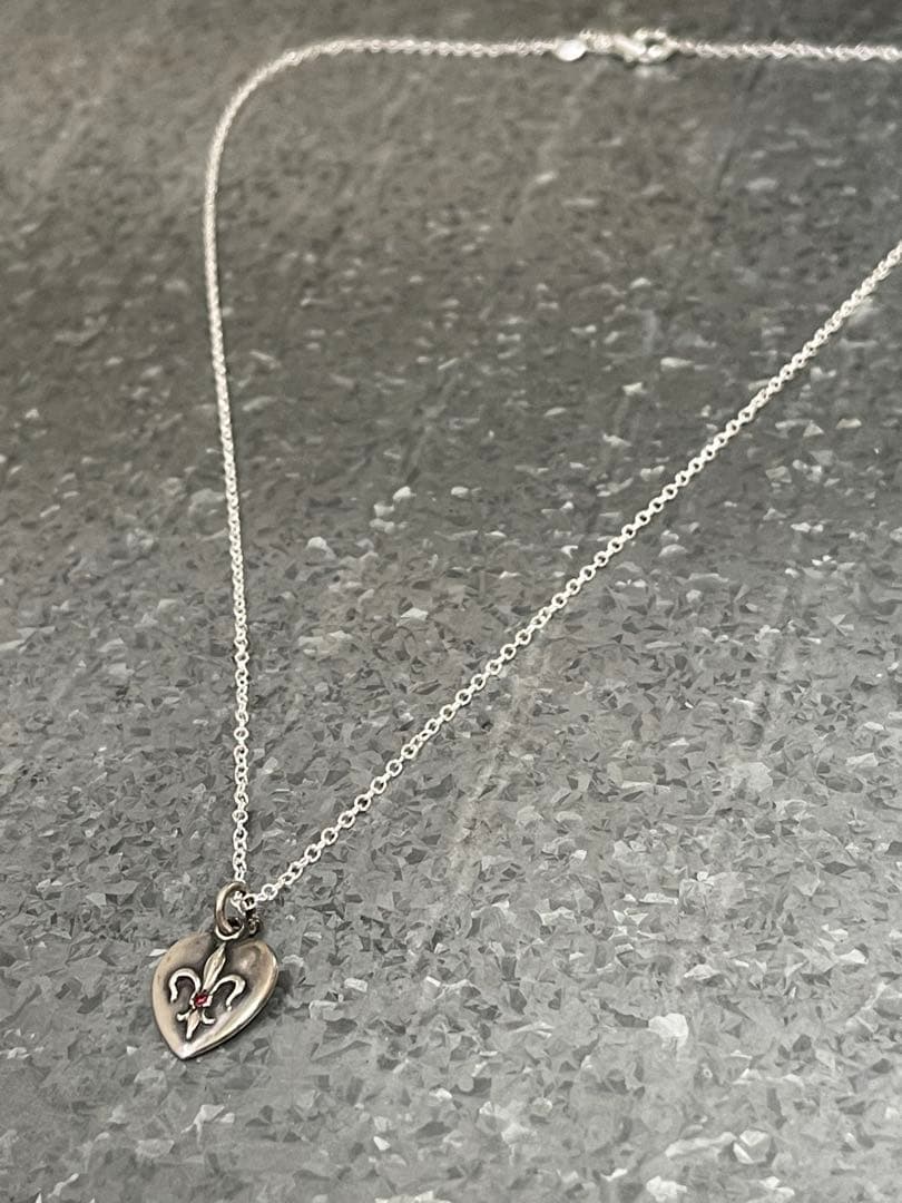 40s 百合 スウィートハートジュエリー大戦 勿忘草シルバーネックレス