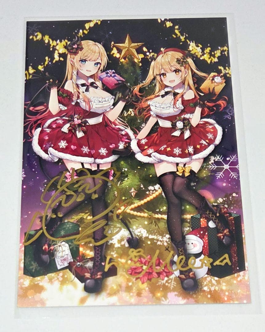 メルキス ホロライブ 癒月ちょこ 夜空メル 三周年記念 直筆サイン