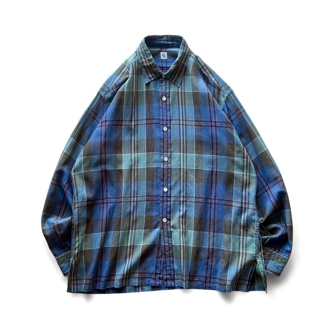 【美品】KAPTAIN SUNSHINE REGULAR COLLAREDシャツ