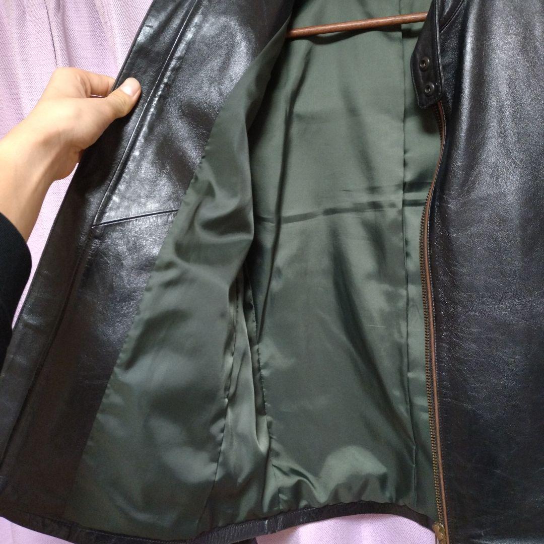 ハロルズギア ホースハイド シングルライダースジャケット - メルカリ