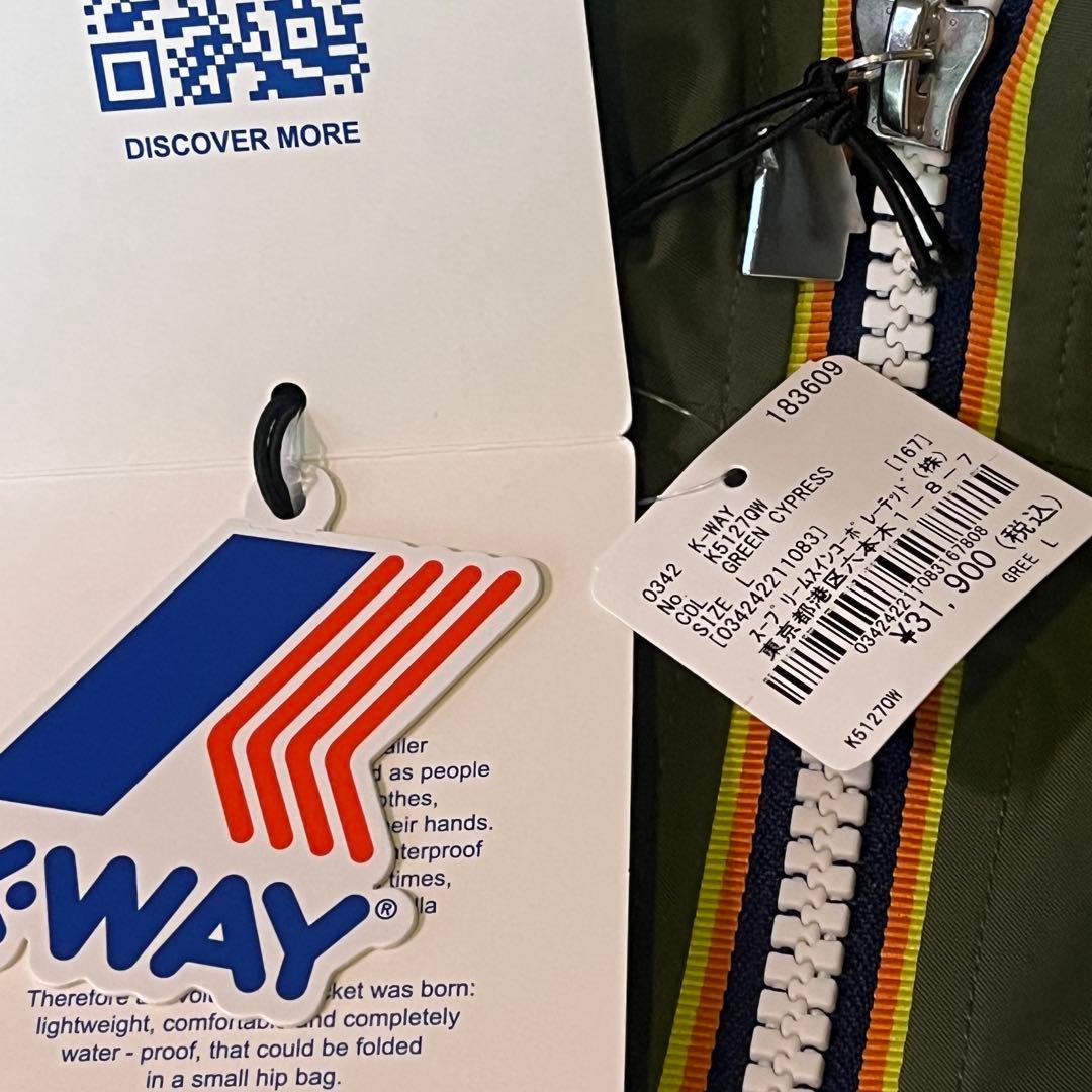 K-WAY K5127QW Jack Stretch Dot Lサイズ カーキ K-WAY K5127QW Jack